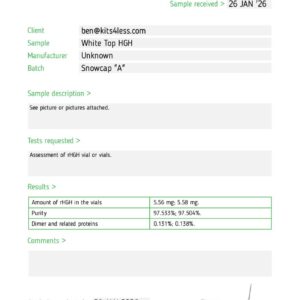 HGH Snowcap Plus | B