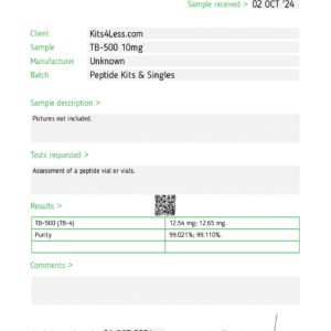 TB-500 10mg (Single Vial)