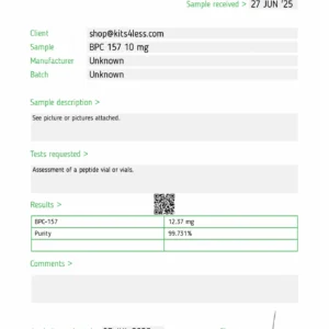 BPC-157 10mg (Single Vial)