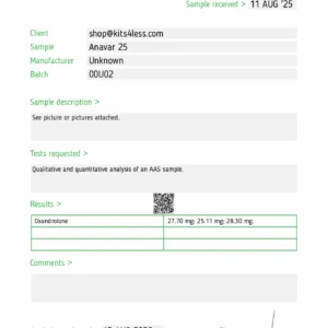 Anavar 25mg