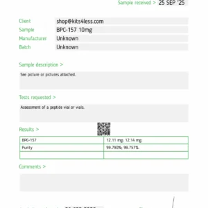 BPC-157 10mg (Single Vial)