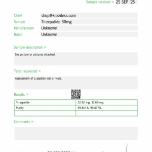 Tirzepatide 30mg (Single Vial)