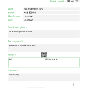 HCG 5000 IU (Single Vial)