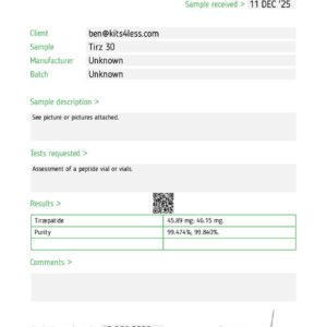 Tirzepatide 300mg Kit